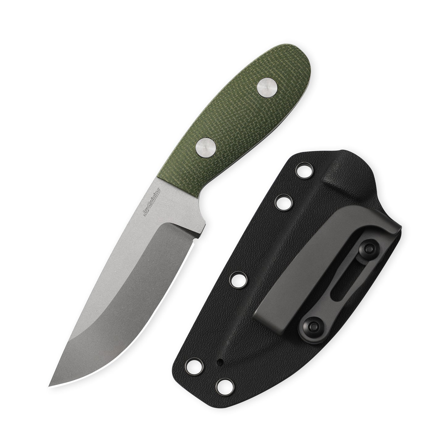 JoyRaining-Greenback-6.3" Fixed Blade Knife with Sheath