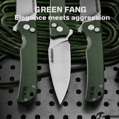 JoyRaining-Green Fang EDC Pocket Knife