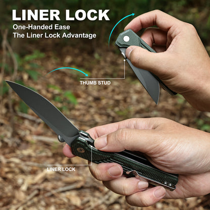Liberty Pinion 250 Tactical Pocket Knife | JoyRaining