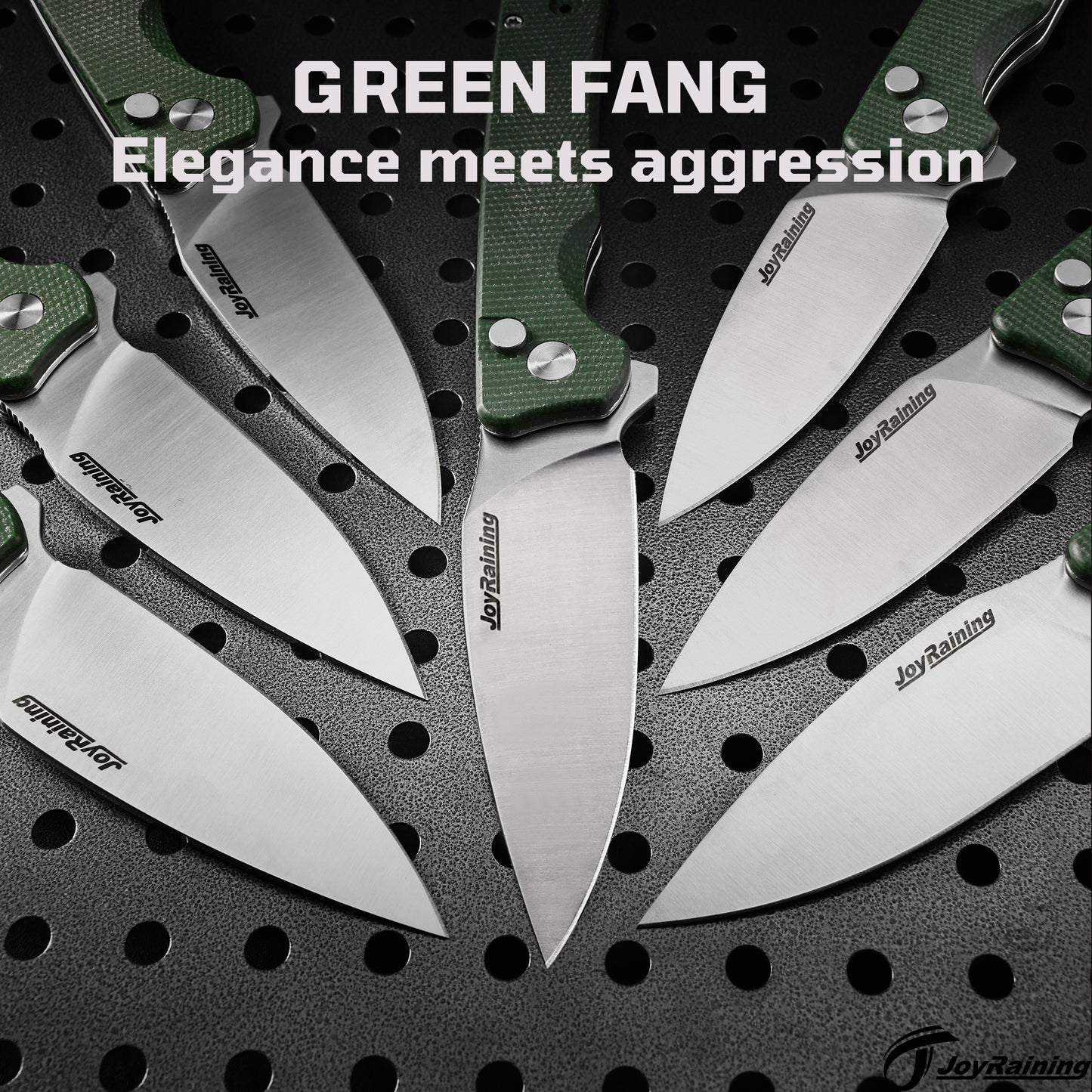 JoyRaining-Green Fang EDC Pocket Knife
