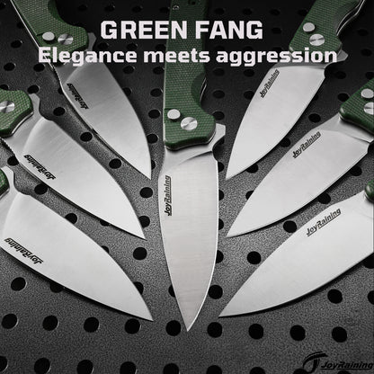 JoyRaining-Green Fang EDC Pocket Knife