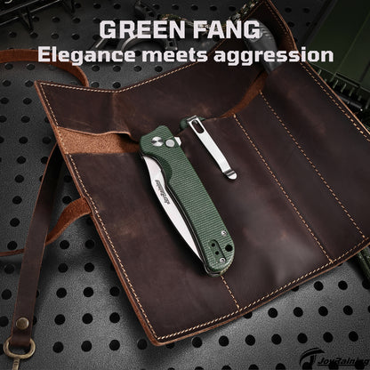 JoyRaining-Green Fang EDC Pocket Knife
