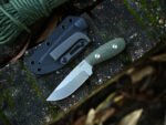 JoyRaining Compact Fixed Blade EDC Knife with Kydex Sheath - Female Designer Ergonomic D2 Steel Blade - Lightweight Green Micarta Handle for Smaller Hands - Reliable Utility Tool for Outdoor Walks & Daily Tasks - Image 6